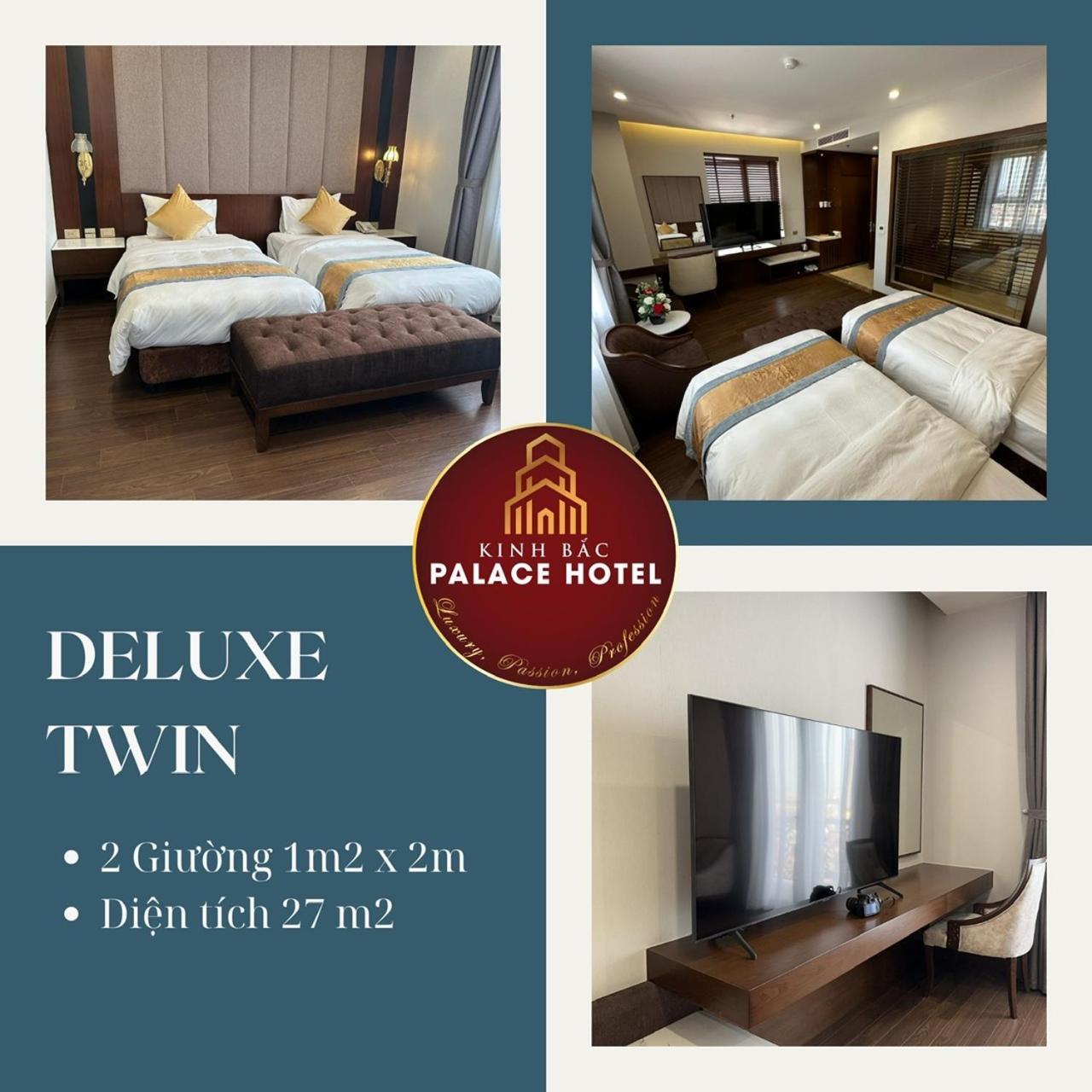 Kinh Bac Palace Hotel Bắc Ninh Exteriör bild