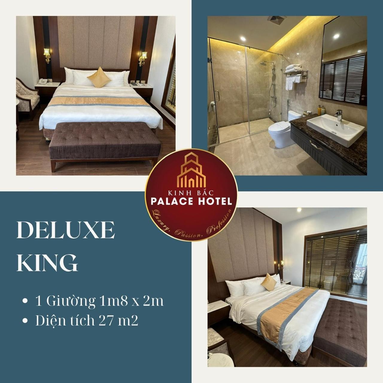 Kinh Bac Palace Hotel Bắc Ninh Exteriör bild